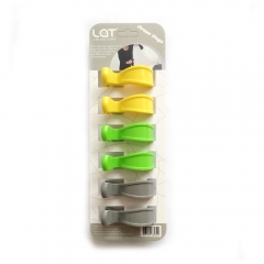 LAT 6 Pack Stroller Pegs Clips to Hook Muslin Blanket to Canopy Prams