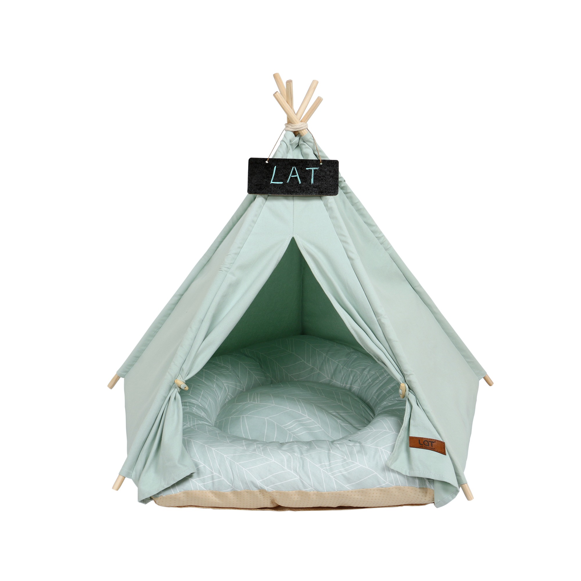 Pet Bed Tent,Pet Teepee Dog Play House Tent,Removable and Washable,Cute